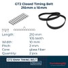 Turmberg3D GT2 Closed Timing Belt – 10 mm Wide –