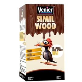 Venier Wood Like Paint Garage Doors (Dark Oak) - Wood Look Paint - Furniture Cabinets Metal - Interior Exterior Pa - Liquid Stain (50,76 fl. oz)
