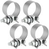 JOIKIT 4 PCS 1.75 Inch 1 3/4 Exhaust Clamp, Butt