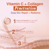 Crema de día hidratante con vitamina C y colágeno antienvejecimiento,