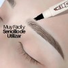 Lápiz Microblading Cejas Marrón P. Agua Universo en Linea Plumon