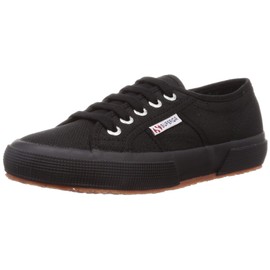 Superga Unisex Low-Top Trainers Sneaker, Black 996, 8 US Men