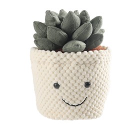 Apricot Lamb Soft Succulent Plant Plush Toy, Stuffed Green Pot, Kawaii Plushie for Kids(8 inches)