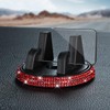 Bittwee Bling Car Phone Holder, Rhinestones 360° Adjustable Vehicle Center