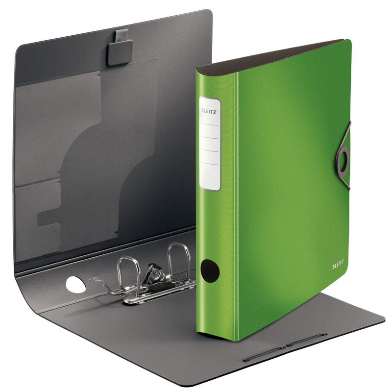 Leitz 100 Quality Folder 180° Active Solid Slim Light Green