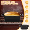 Oval Enameled Dutch Oven for Bread Baking - 3.6QT Cast