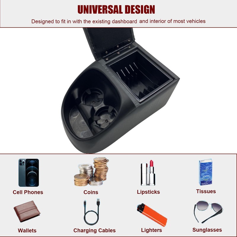 Universal Padded Mini Van Storage Console Contractor Center Console Business