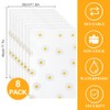 Fridge Liners,8 Pcs Daisy Fridge Shelf Liners Refrigerator Mats Drawer