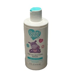 Baby Love Gentle On Eyes Top-To-Bittom Wash Baby Soft Scent 14floz/414ml Hypo