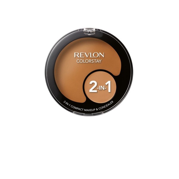 Revlon ColorStay 2-in-1 Compact Makeup & Concealer, Caramel