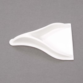 HECASA Vortex Generator Universal Shark Fins Diffuser Air Foils Compatible with Suvs, Trucks, Trailer, RV Stick-on White Spoiler Wings 40Pcs