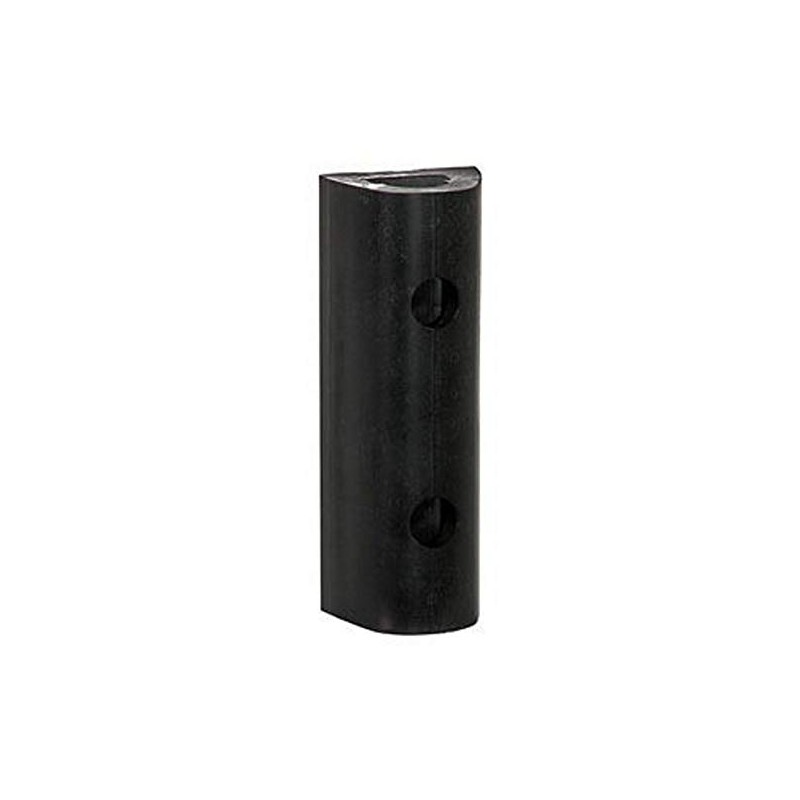 Buyers Products D210 Extruded Rubber D-Shaped Bumper, Heavy Duty 2-Hole,