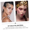 BIUDECO DIY Nail Decoration Supplies Gold Foil Rhinestones Nail Art