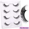 lashes Faux Mink 6D Dramatic Volume Strip False EyeLashes Fluffy