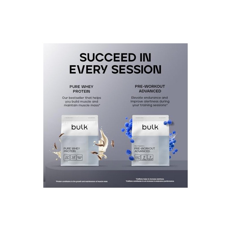 Bulk Bulk Creatine Monohydrate Powder, Pure Unflavoured, 1 kg, Packaging