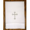 Integrity Designs Linen Cloth for Baptism with Silver Cross