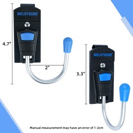 MELOTOUGH Tool Holster Cordless Drill Holster Tool Belt Hook with Metal Clip for Work Belt（Blue 1pcs）