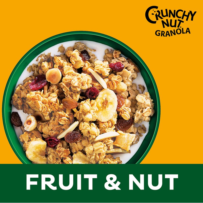 Kellogg's Crunchy Nut Fruit & Nut Granola Bag, 380g