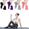 Pilates Yoga Non Slip Skid Socks - Elutong 4 Pack