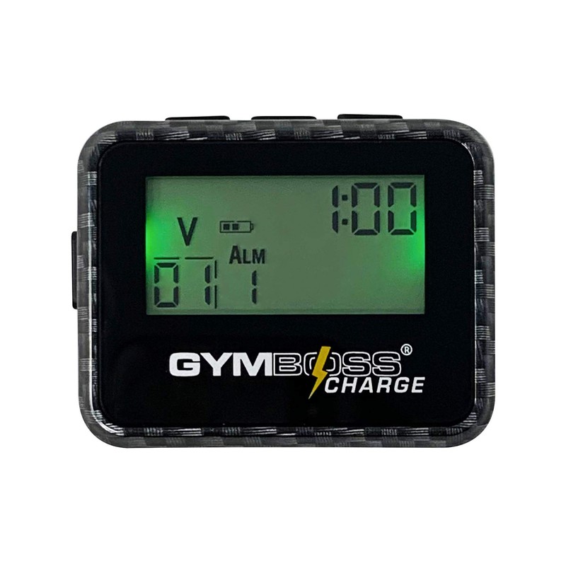 Gymboss Charge Interval Timer and Stopwatch & Watchstrap - Bundle