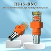 Elecbee BNC Female to RJ45 Male Adapter 180 Degree 50