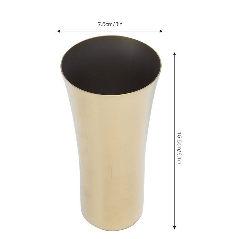 Stainless Steel Decorative Water Cup Beer Cold Drink Juice Mug