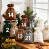 24 Pieces Advent Calendar Numbers Iron on Countdown Numbers Heat