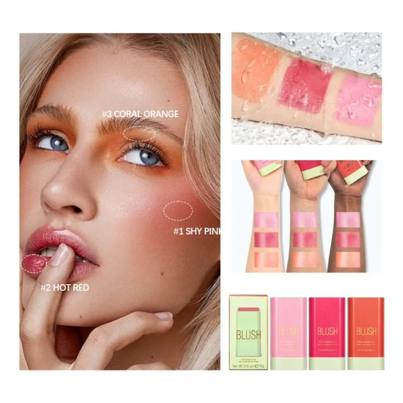 Rubor En Crema, Rubor En Barra Maquillaje Blush En /
