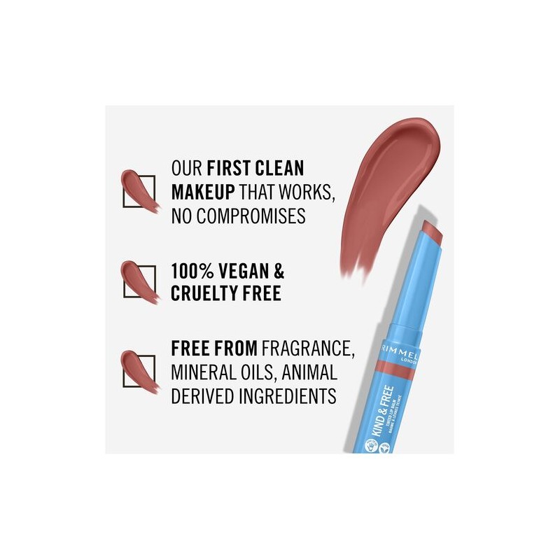 Rimmel Kind & Free Tinted Lip Balm Natural Apricot