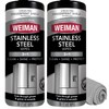 Weiman Stainless Steel Cleaner and Polish Wipes Bundle with Microfiber