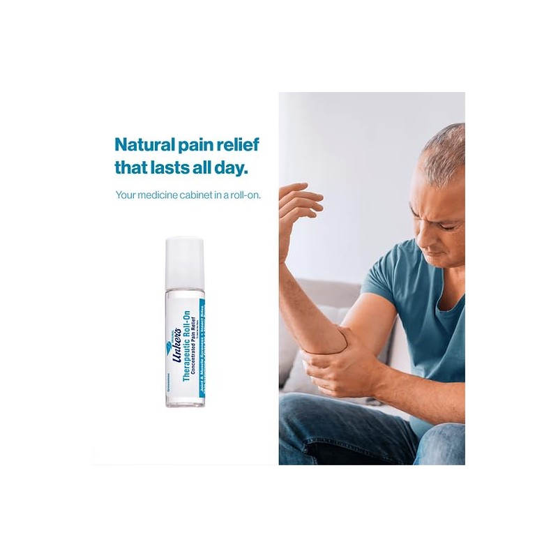 Unker's Therapeutic 0.25 oz. Roll-on 2-Pack.Convenient Travel Size., Clear