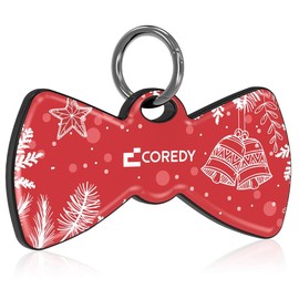 Coredy LE04 Bluetooth Tracker Tag, Works with Apple Find My (iOS Only), Key Finder and Item Locator with Electronics Light Indicator, Global Signal Source GPS Finders for Luggage, Travel Essentials