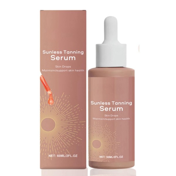 60ml Sunless Tanning Drops,Enhances Natural Tanning Drops,Tanning Oil,Face Tanning Drop-s,Tann-ing