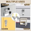 Duraaamo 12 Pack Rv Door Locks for Storage Door 1-1/8''