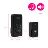 Byron DBY-23452BS Wireless Doorbell Set - Kinetic Energy - Black