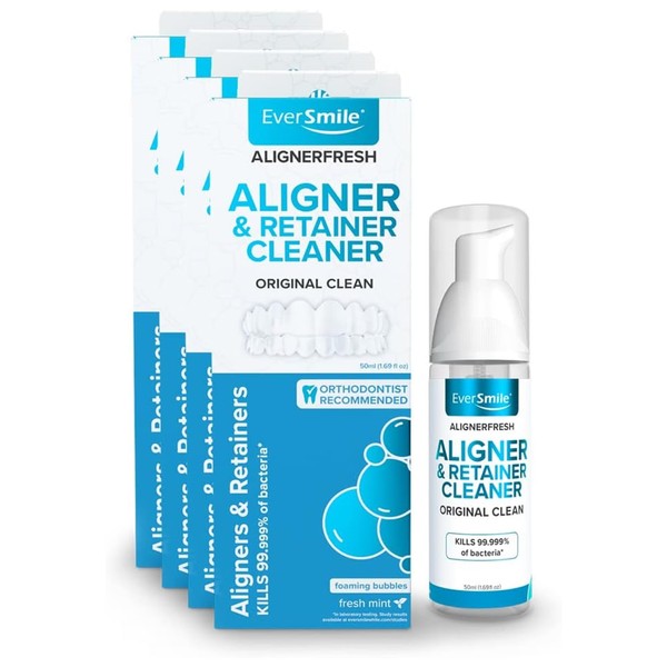 EverSmile AlignerFresh Original Clean Foam – Cleaner Compatible w/Invisalign and