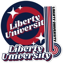 Desert Cactus Liberty University Stickers Flames Vinyl Decals Laptop Water Bottle Car Scrapbook Sheet (70s 4inch)