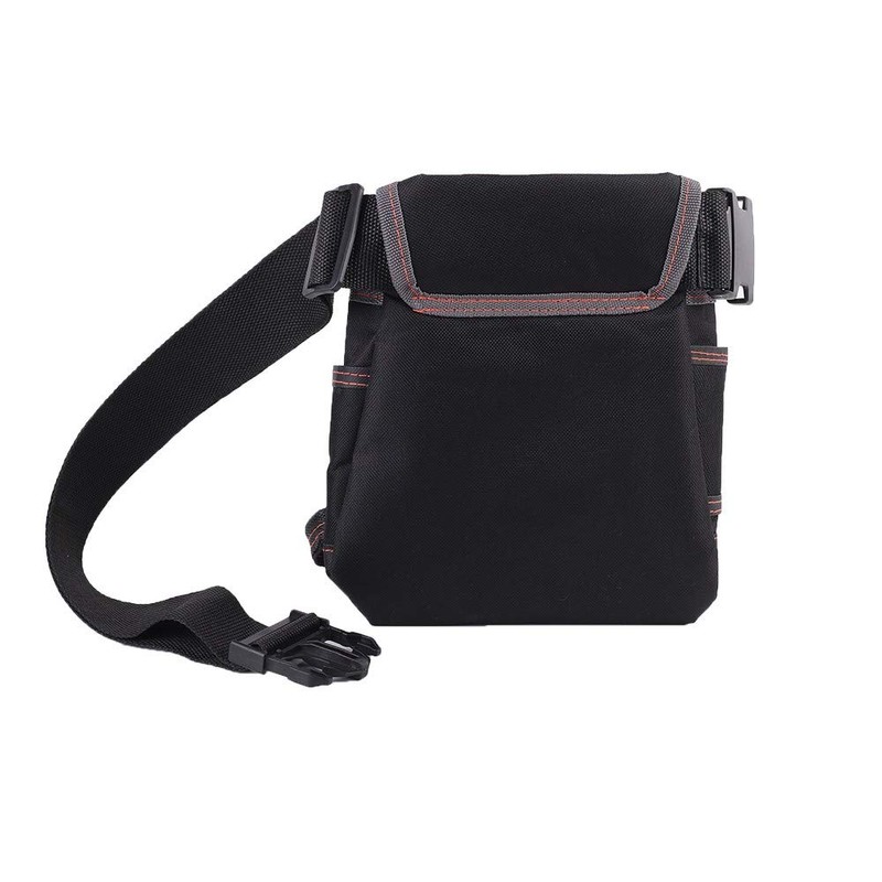 Tool Belt Pouch, Tool Waist Bag Oxford Cloth W/Adjustable Belt