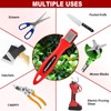 SUCA Blade Sharpener for Garden Tools, 4 in 1 Tool