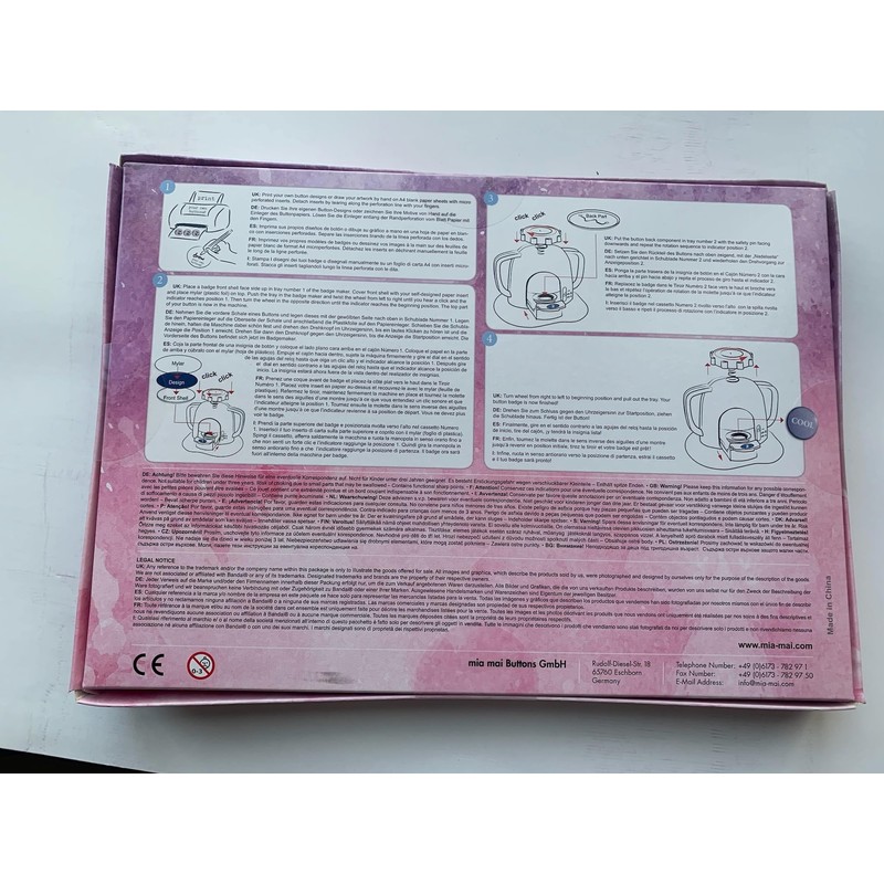 Badge It Compatible Refill Pack (90 Pieces) für 3 Button