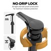 2-Pack Black Little Squirt Syrup Pumps for Coffee Syrup Bottles,