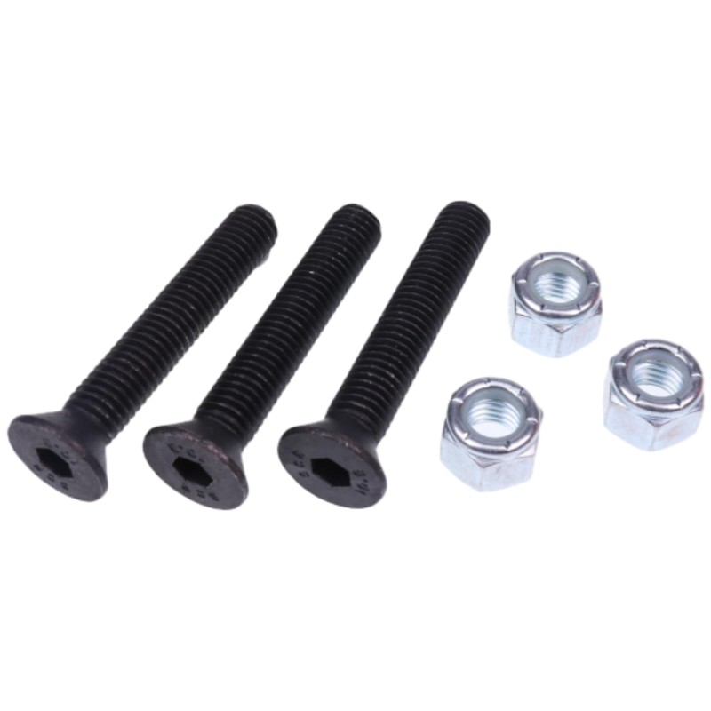 Chamixx 3X 1/2 x 3'' Chipper Knife Blade Bolts with