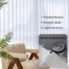 Accordion Style Folding Pleated Sheer Curtains with Hooks 78" W