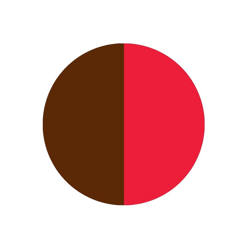 CC3D 31℃ Temperature Color Changing PLA Filament Chocolate to Red