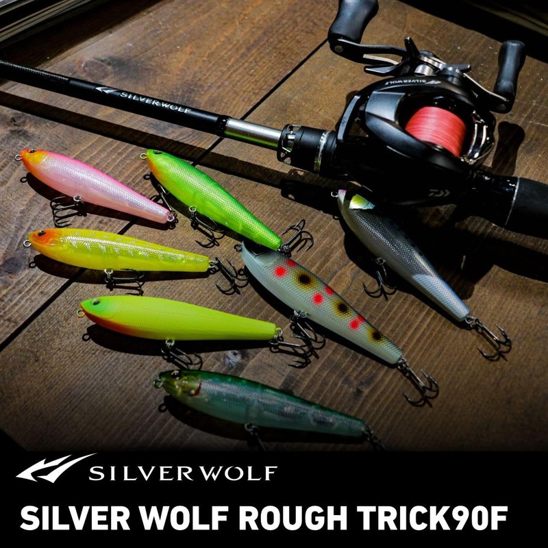 Daiwa Silver Wolf Raft Trick 90F Bone Lure/Saltwater (Plug)