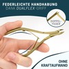 KLINGENHELD® Precise Cuticle Nippers with 1 Cuticle Pusher - Very