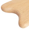 2Pcs Wooden Gua Sha Board Fish Shape Polished Beech Sturdy