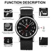 LN LENQIN Mens Watches Military Watch Field Watch Analog Quartz