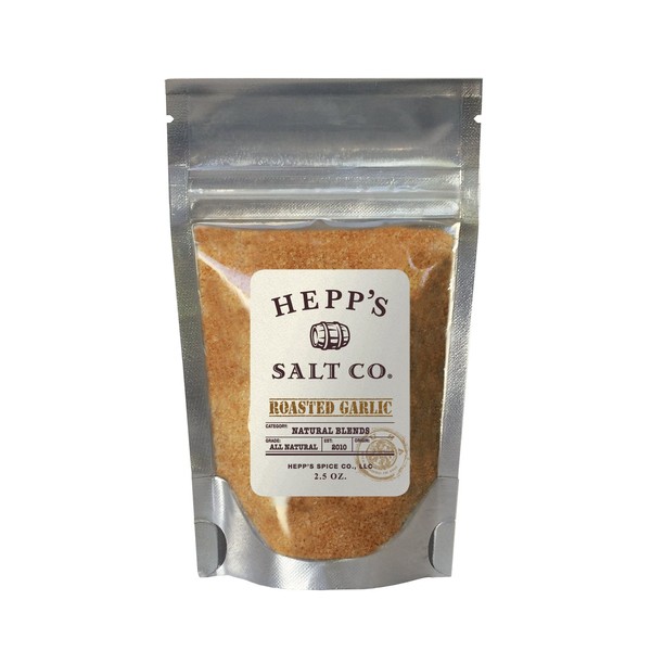 Hepp's Salt Co, Roasted Garlic Salt, 2.5 oz