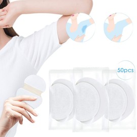 Gospire 50 pcs (25 Pair) Disposable Underarm Pads Armpit Sweat Pads Perspiration Pads Shield Absorbing Anti Perspiration Odor Sheet for Women